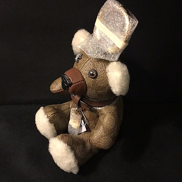 COACH - BEAR BAG CHARM IN SIGNATURE CANVAS (NWT) - Picture 10 of 14